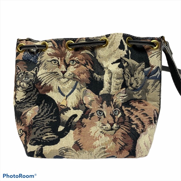 Bags Vintage H Ravi Carpet Cat Satchel Bag Purse Poshmark
